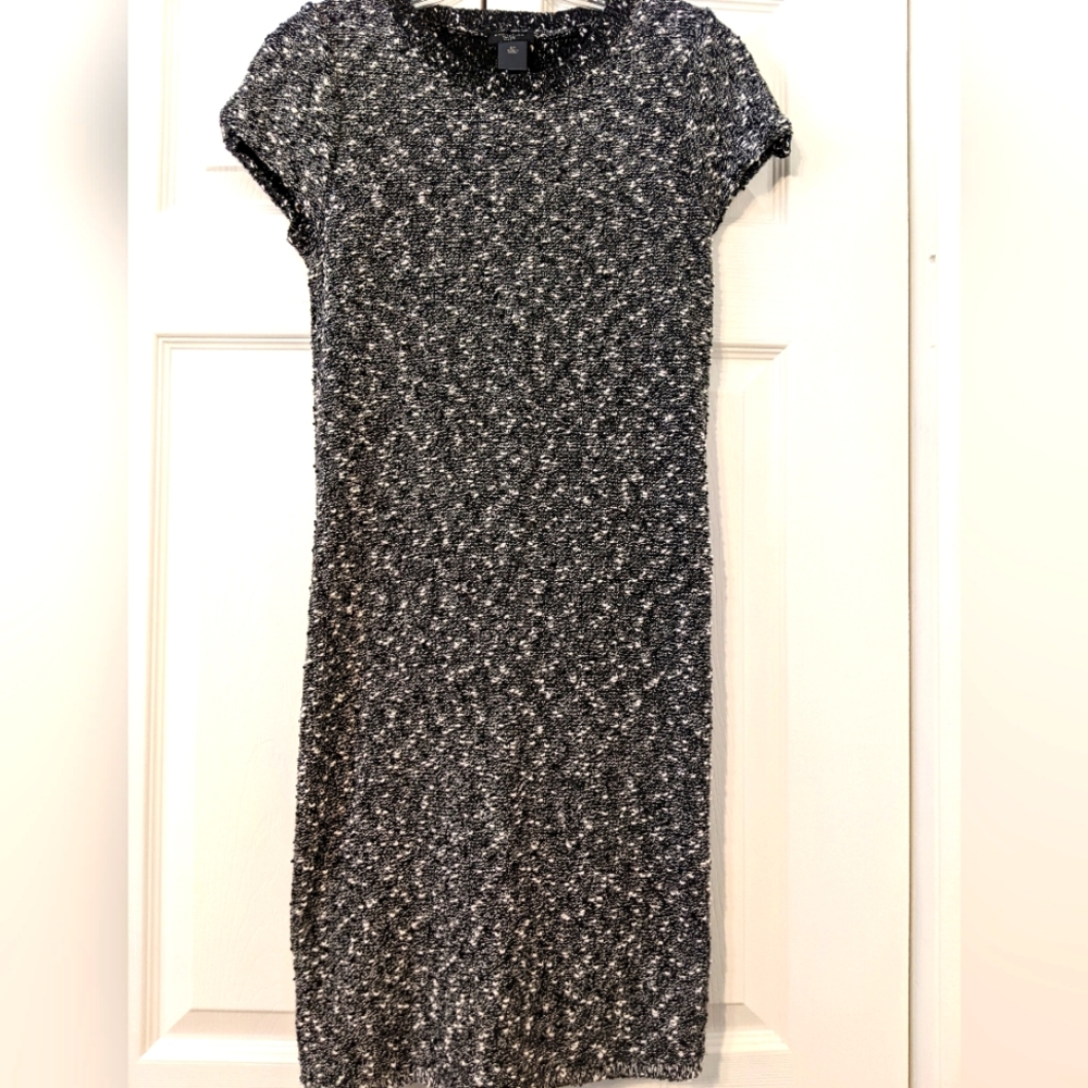 Ann Taylor dress, size petite small, black and white